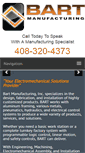 Mobile Screenshot of bartmanufacturing.com