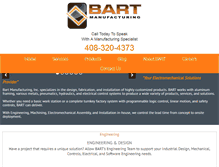 Tablet Screenshot of bartmanufacturing.com